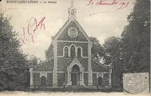 Carte postale - Temple de Boissy-Saint-Léger